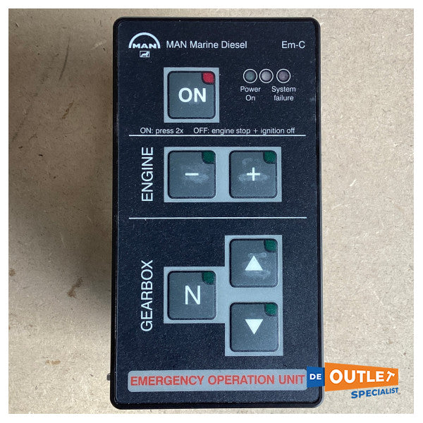 Panneau de commande du moteur d'urgence de l'homme - 51.27720-7035