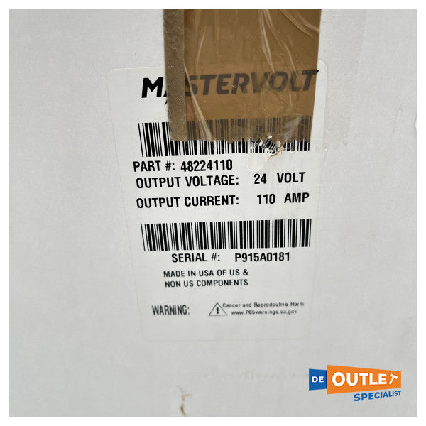 MasterVolt Alpha III 24V - 110A Dynamo de haute capacité - 48224110