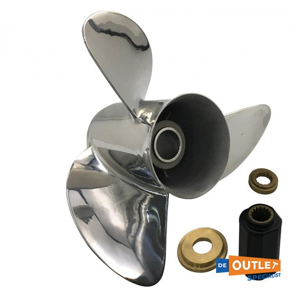 Yamaha 3 kanatlı alüminyum pervane 13,75 x 17 DX - 6G5-45978-03-98