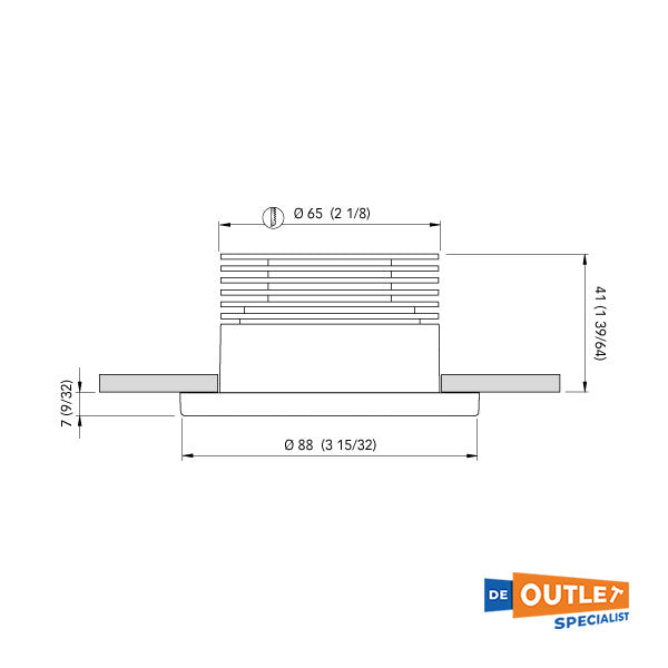 Quick Chiara LED downlight spot 12/24V - FAMP0592W12CF01