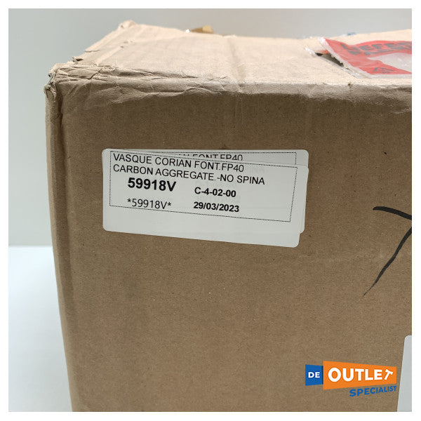 Карбон для мийки Malvaux Corian