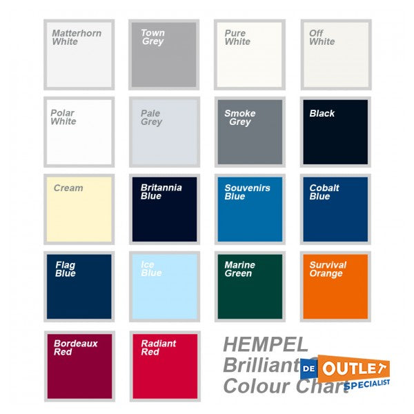 Hempel Brilliant Gloss Brittania Blue Decklack 0,75 l