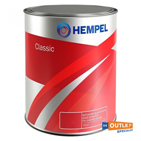 Hempel Classic Antifouling Red 0.75L - Polyester, Wood, Layered Wood and Steel