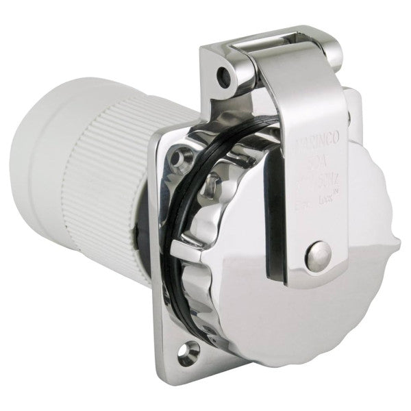 Marinco 32 amp landströmsuttag i rostfritt stål - 6371EL-BX.NW