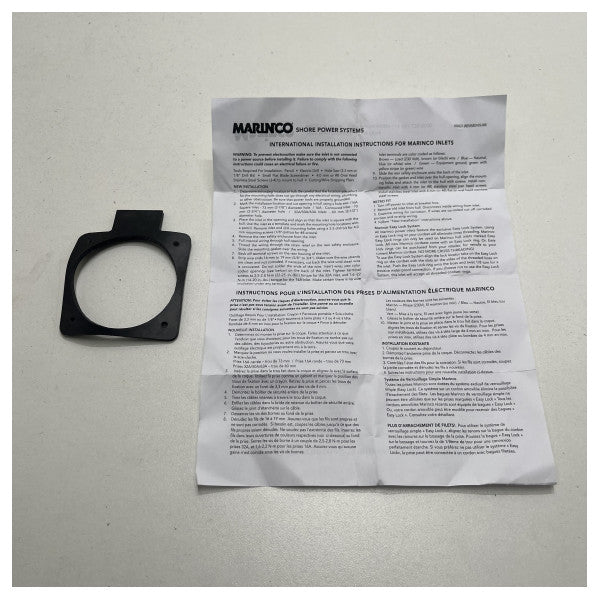 Marinco 32 amp landströmsuttag i rostfritt stål - 6371EL-BX.NW