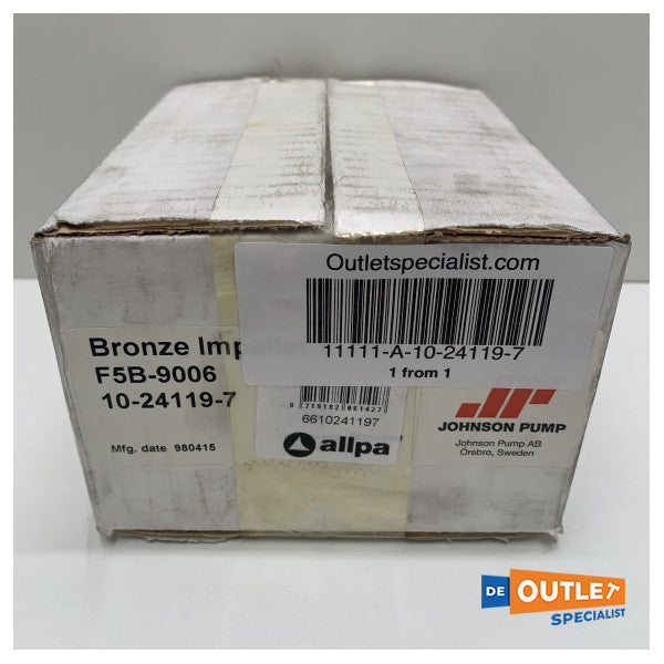Johnson SPX Flow F5B-9006 Bronze Impeller kjøling Vannpumpeflensmontering