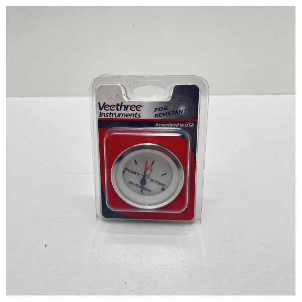 Veethree Rudder Indicator Display White - 66271FE