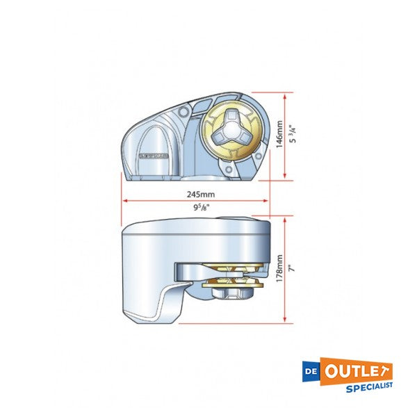 Lewmar Pro -Fish 1000 electric anchor winch 12V / 8 mm - 6656411198