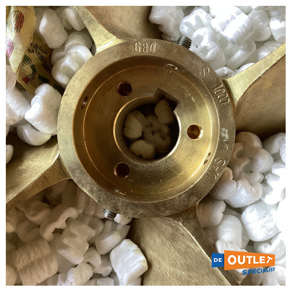 Elica italiana a 4 pale in bronzo 680 RH 1000 SH11