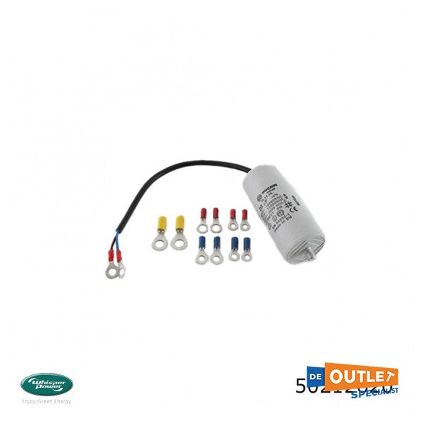 Whisper Power Condenser 30uf 475V Kabelkit 250 mm