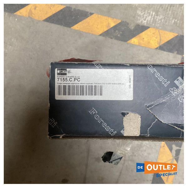 Foresti Suardi TUCANA væglampe sort 12/24V - 7155.C.PC