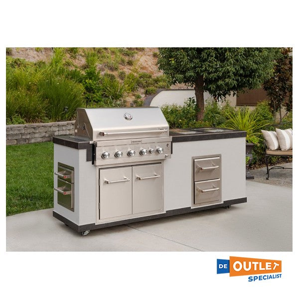 Barbecue de gaz en acier inoxydable KitchenAid 4 90 cm 740-0781