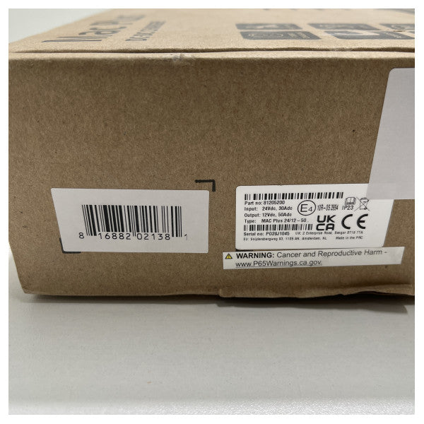 Mastervolt Mac Plus 24 till 12V - 50 amp DC-DC omvandlare - 81205200