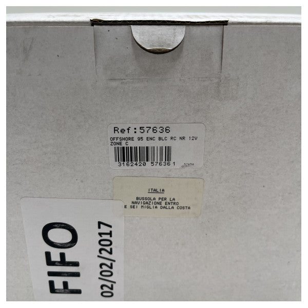 Рідинний компас Plastimo Offshore 95 з чорною трояндою 12В - 57636