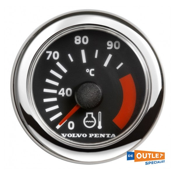 Thermomètre Volvo Penta 120c noir 52 mm - 874904