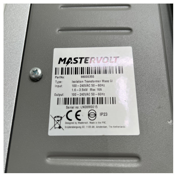 Mastervolt Mass GI 3.5 16A Transformateur de séparation - 88000355