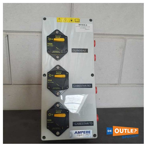 Ampere 88183X-A schakelrelais met hoofdstroomschakelaars 150A