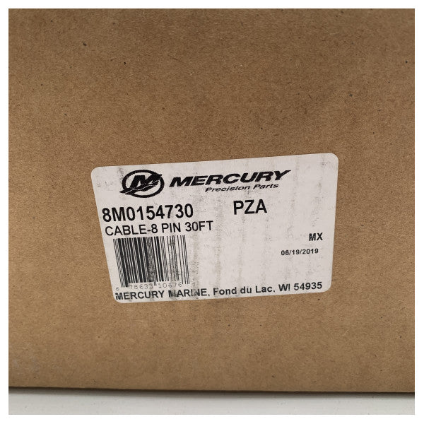 Cabo de ligação de 8 pinos Mercury 9 metros - 8M0154730