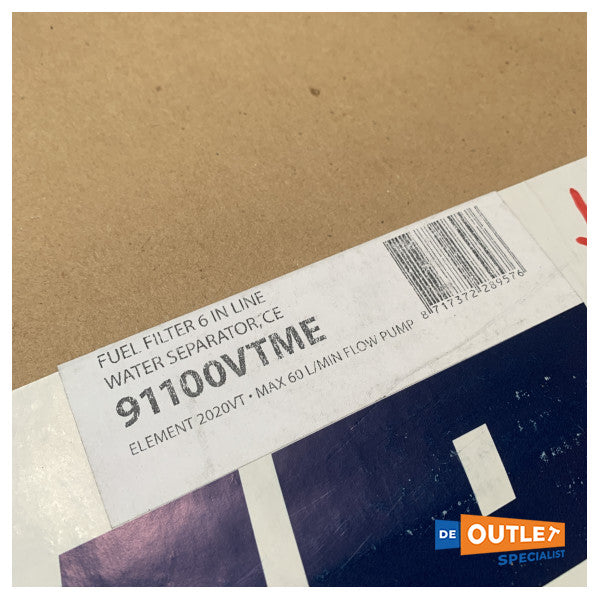 Filtr paliwa Vetus Racor 91100 VTME | separator wody 60 l/min