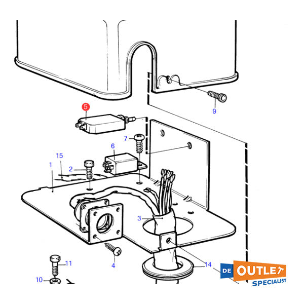 Volvo Penta Fusible de réinitialisation original - 966689