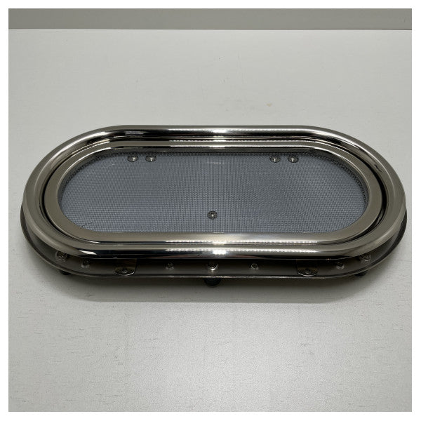 Vigia SCM antibes em aço inoxidável 350 x 150 mm com ecrã