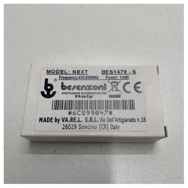 Bessenzoni Next Remote Wireless Control Unit - Bes1479 -S