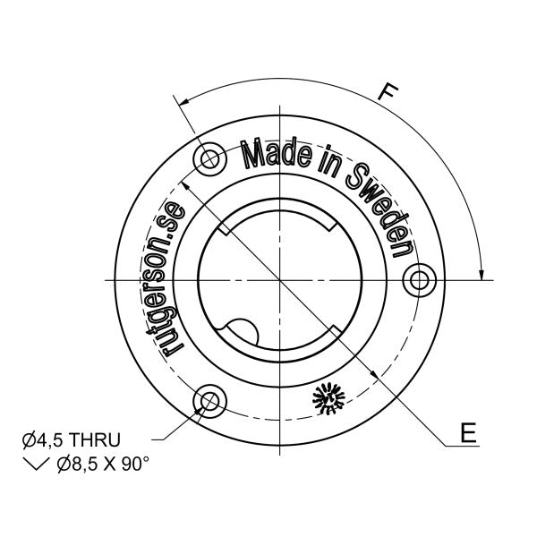 Rutgerson dizelski poklopac poklopac za punjenje 50 mm - cl050die -tl