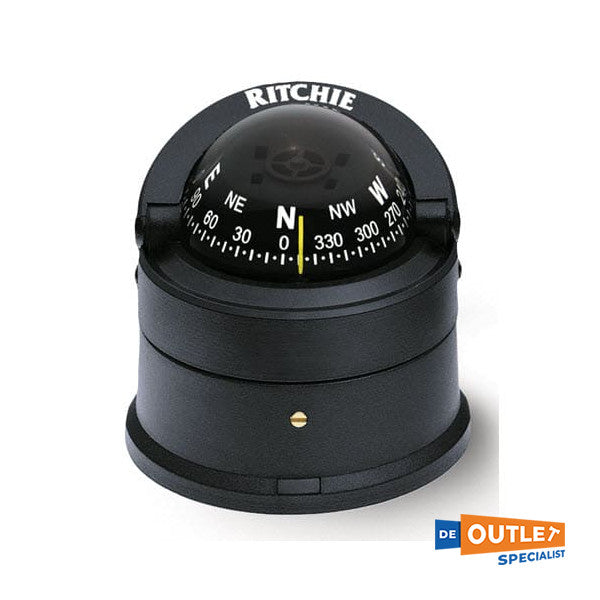 Ritchie D-55 Explorer Construction Compass Black