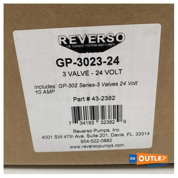 Reverso GP3023-24 3-valve 24V oil change system