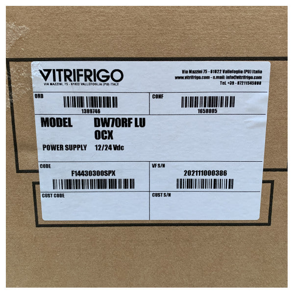 Vitrifrigo DW70RF 70L Compresseur en acier inoxydable Dr. Réfrigérateur 12 / 24V