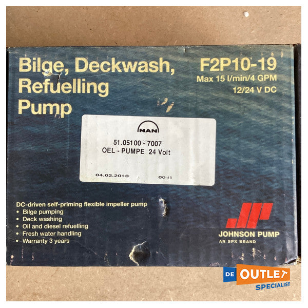 Самовсмоктувальний крильчастий насос Johnson 24V - F2P10-19