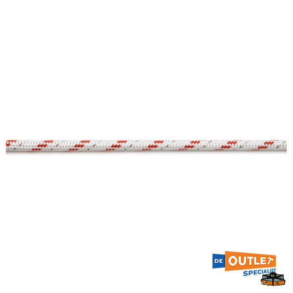 Roll Trem Sidney Double Ligne Polyester 14 mm rouge - 100 m