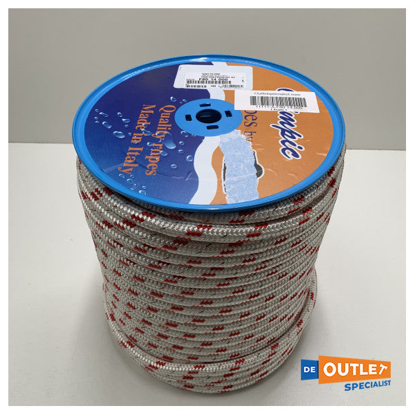 Roll Trem Sidney Double Ligne Polyester 14 mm rouge - 100 m