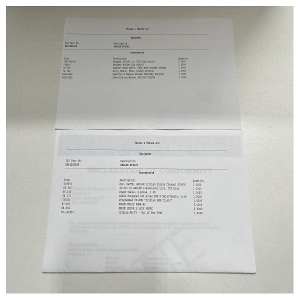 نظام هاتف سايلور إيريديوم إيريديوم SC4000 للاتصالات الساتلية ST4120 - 404120A-0500