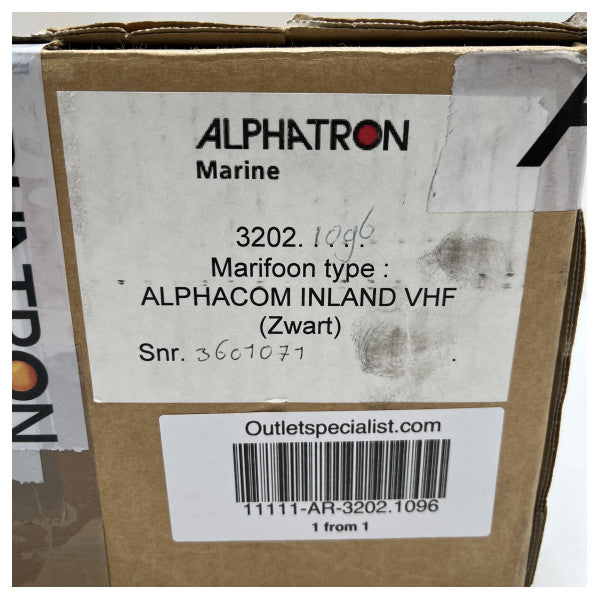 Alphatron Alphamom Inland Marine VHF MF MK2 Black - 3202.1096