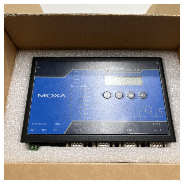 MOXA 5650I-8-DT / EU SERVICE DE PROFAGSEMENT PORTS 8-PORT