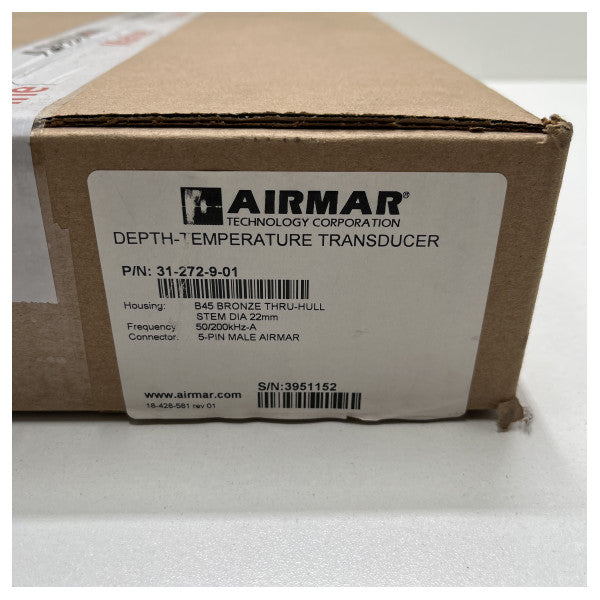 Airmar B45 Bronze Truhull Transducer DT 50 / 200A-31-272-9-01