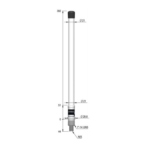 Antenne AC 4G Antenne multibands 44 cm - 400006 -T