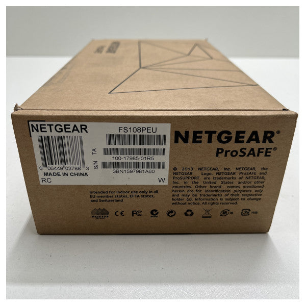 Netgear Prosafe Poe Ethernet Switch - FS108PEU