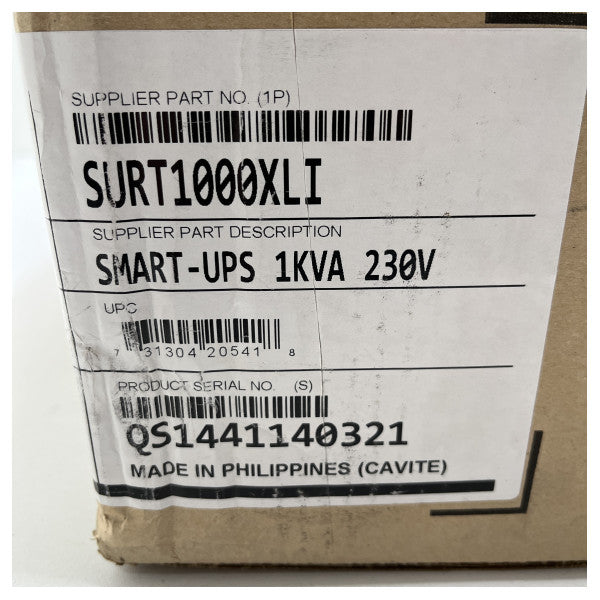 UPS intelligente APC con montaggio a rack da 19 pollici - SURT1000RMXLI