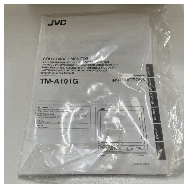 JVC 10 inčni CCTV monitor 300TVL - TM -A101G