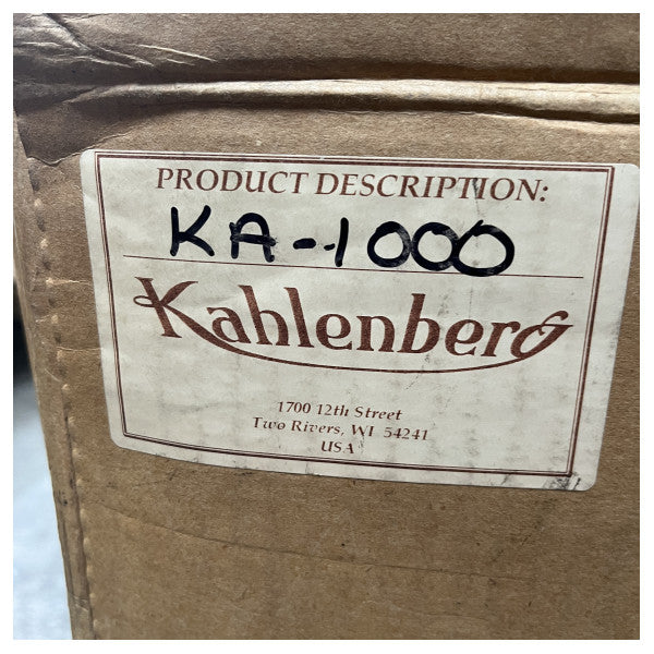 Kahlenberg KA-1000 1.2 HP Compresor de aire marino 276L/min