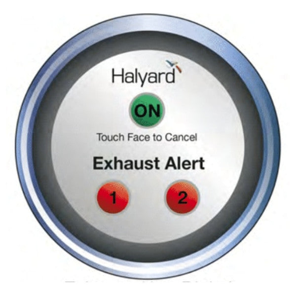 Halyard wet exhaust overheat alert system - H021252