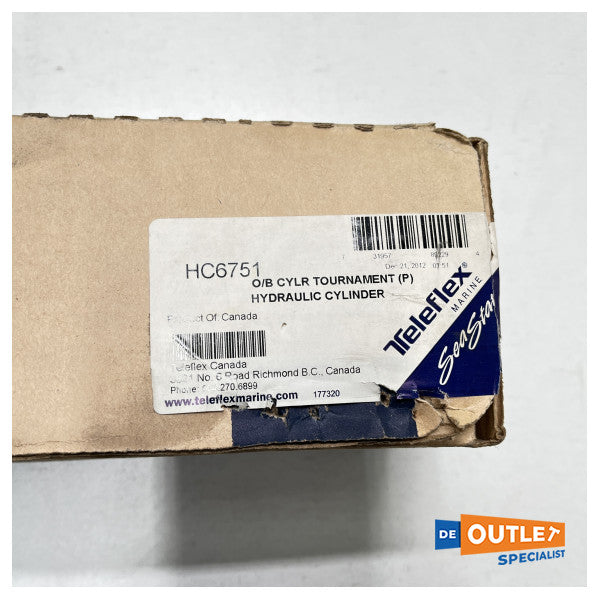 Хидравличен цилиндър на кормилното управление на Seastar Tournament Outboard - HC6751