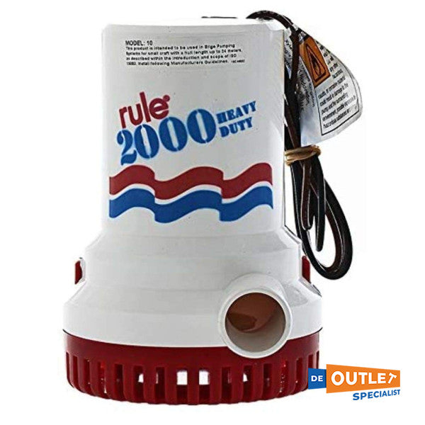 Jabsco Pravilnik Tip 2000 BIL PUMP 24V - 2000-12