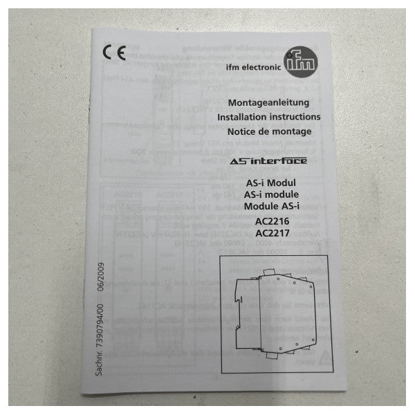 IFM AS-I BUS AS AS-Interface Module AC2216