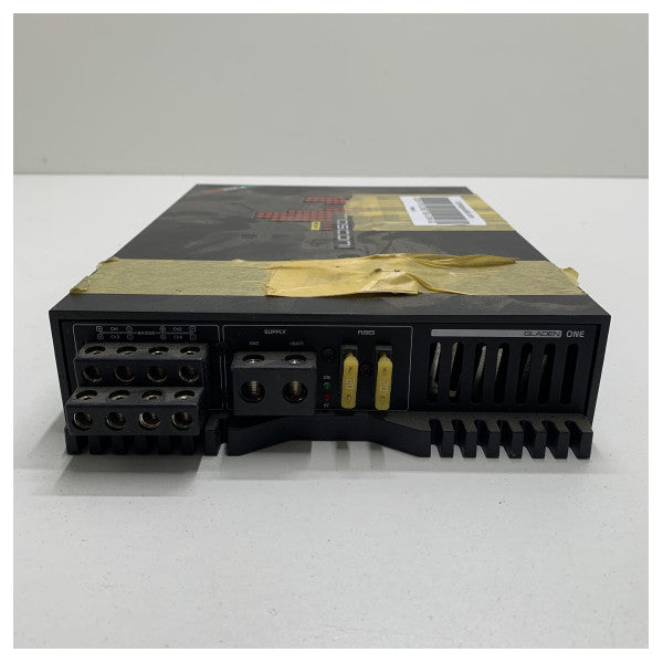 Używany wysokiej jakości wzmacniacz Mosconi ONE 130.4 4x 130W 24V