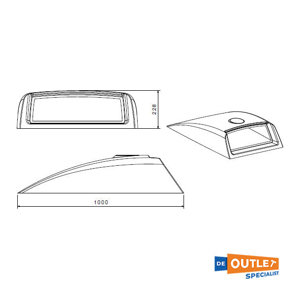 SEALINE S330V FIBERGLASS Dashboard Original - PPG3331