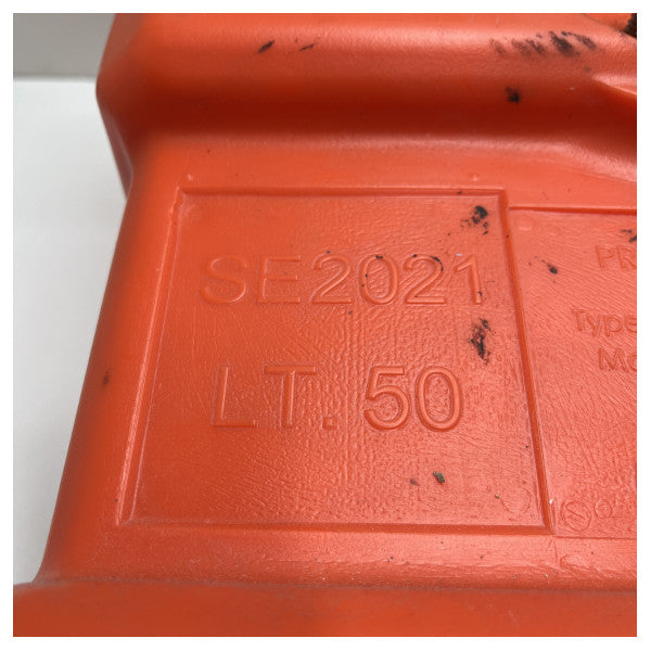 CAN SE2021 kunststof 50L RED fuel tank 650 x 280 x 400 mm