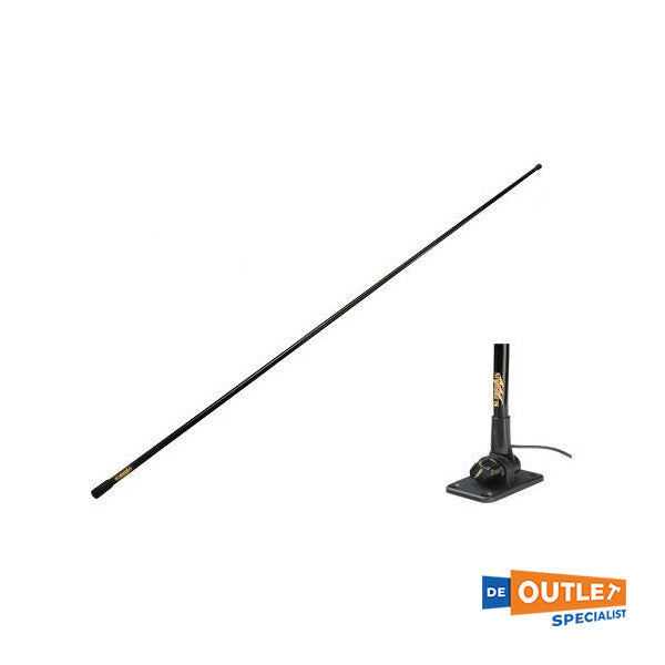 Glomex Ibiza Black VHF Antenne 1,4 mètres - SGV140BK